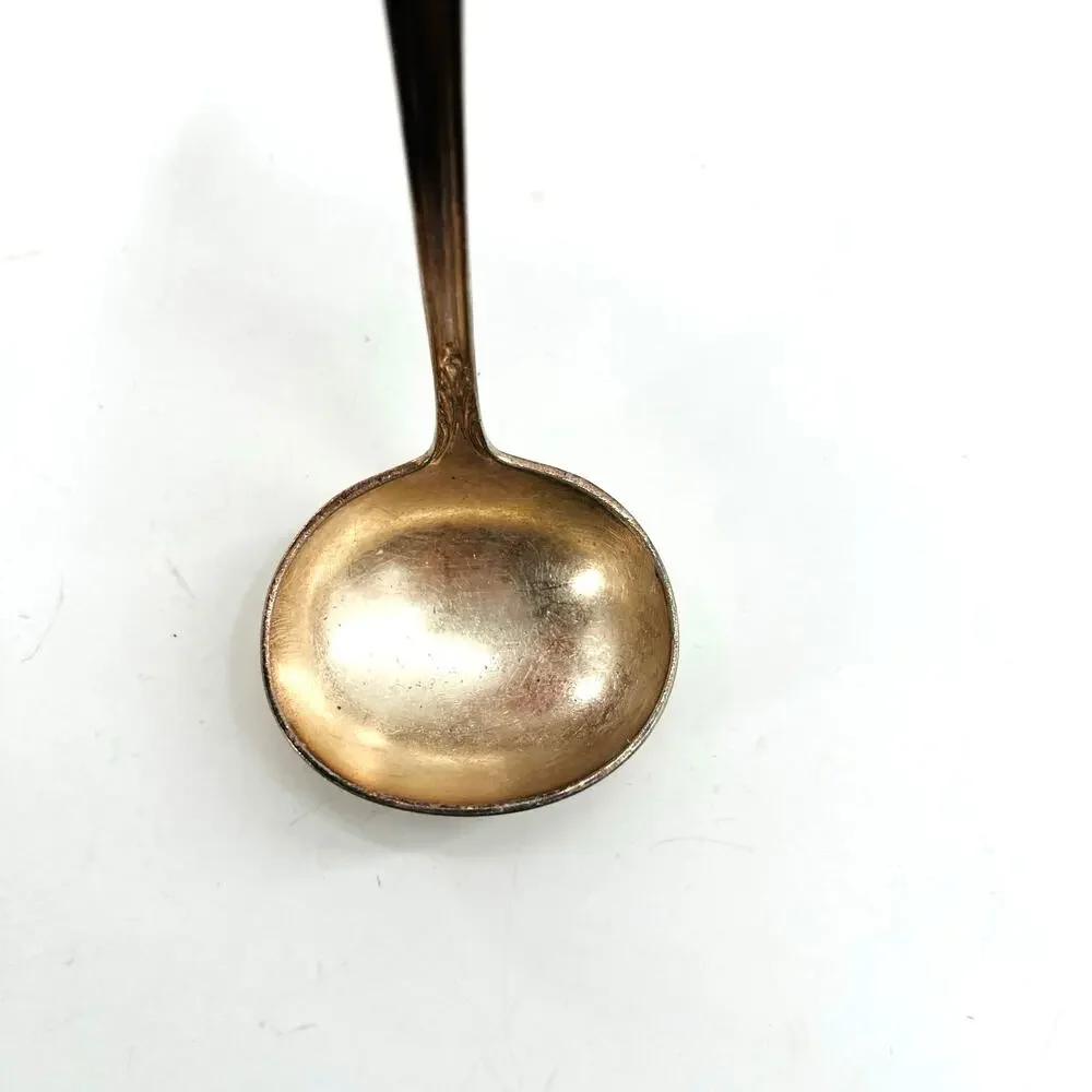 Gorham Rosemont silver plated serving spoon ladle